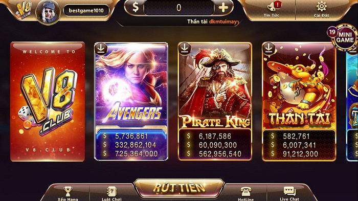 V8Club Vin là lựa chọn tốt nhất đối với những người đam mê tài xỉu