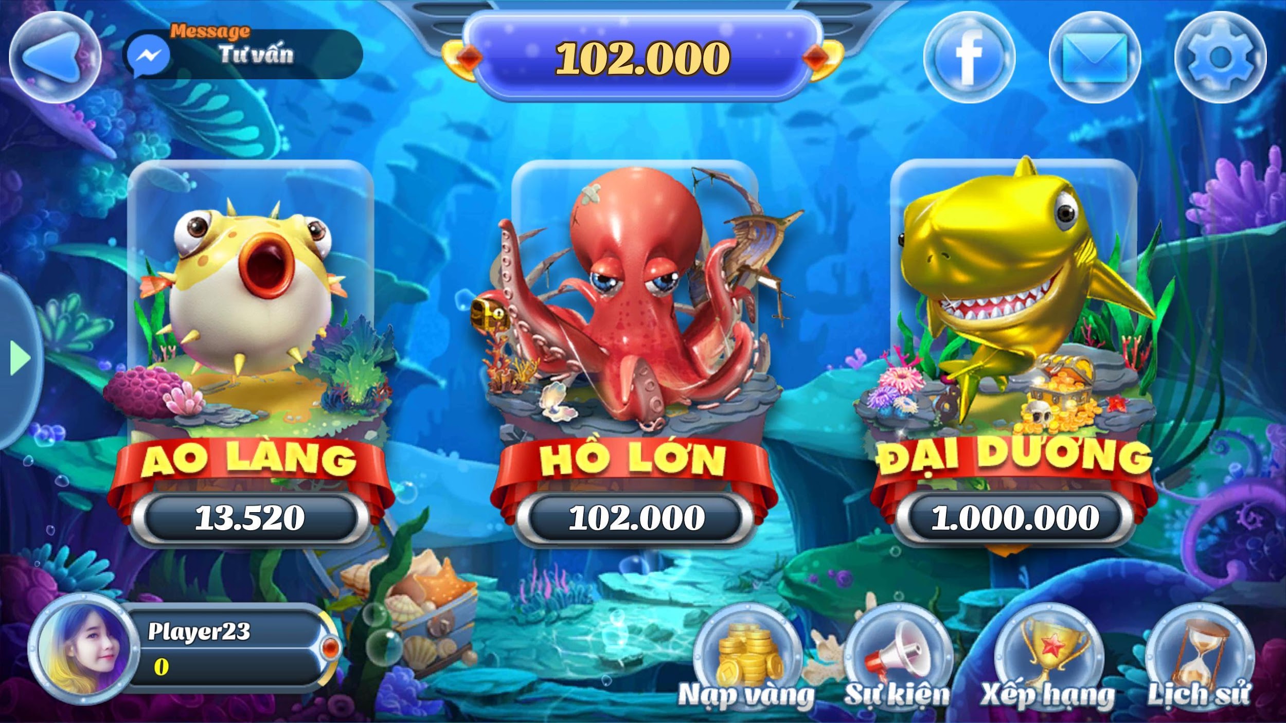 Săn Cá Tiên | Tải game bắn cá SanCaTien đổi thẻ cào hấp dẫn