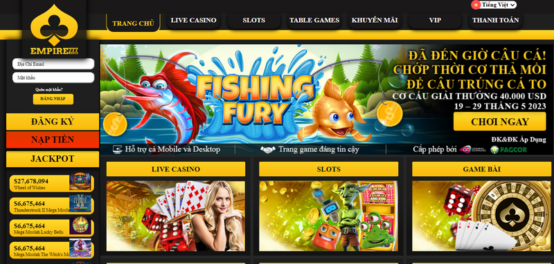 Empire777 - Thiên đường giải trí đỉnh cao trên thế giới