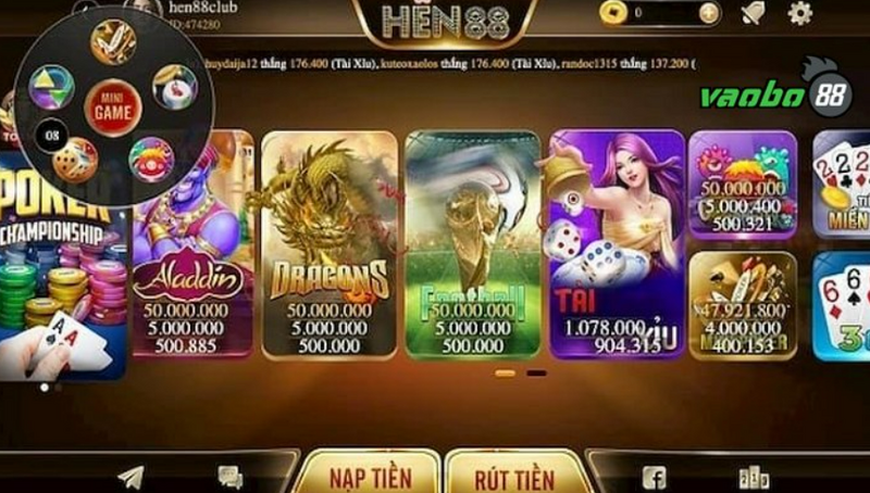 Hen88 Club - Cổng game bom tấn uy tín nhất hiện nay