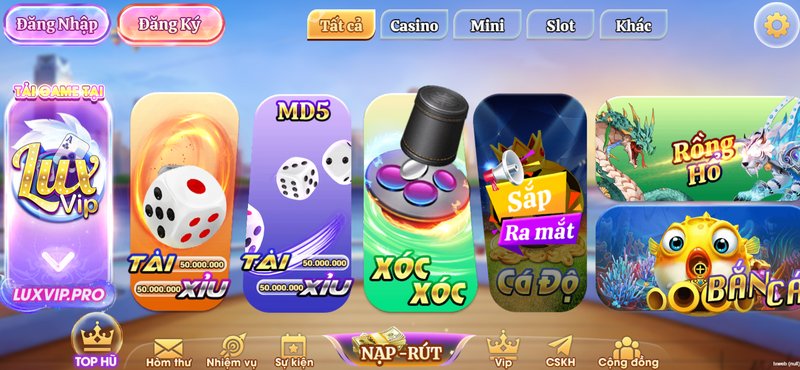 LUXVIP - Ông trùm game giải trí trực tuyến quốc tế