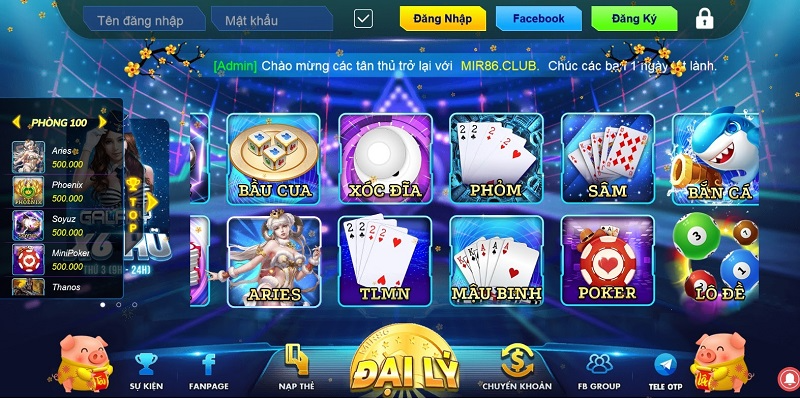Mir86 Club - Thế giới game đổi thưởng đẳng cấp