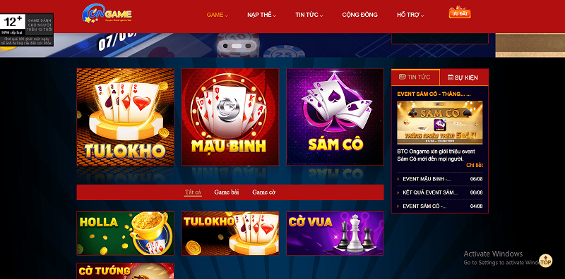OnGame VN - Trải nghiệm phiên bản game đổi thưởng hot 2023
