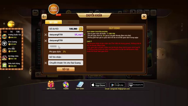 Xeng Club – Sân chơi đẳng cấp, đổi thưởng siêu tốc